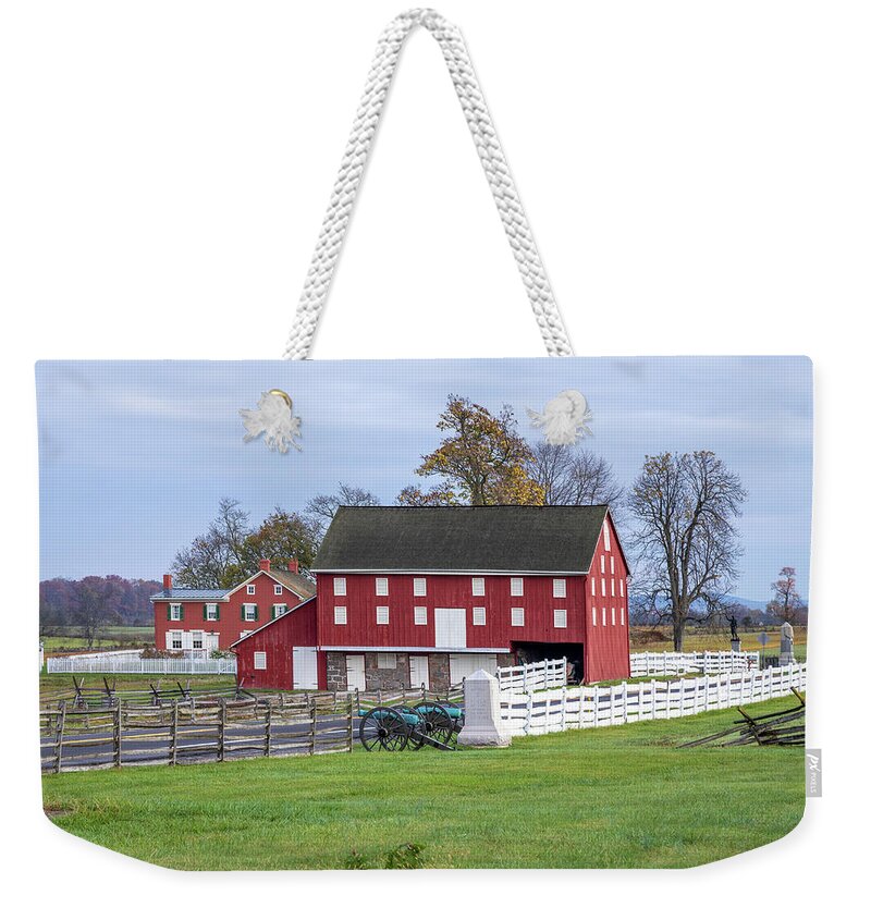 Farm Weekender Tote Bag featuring the photograph Shefry Farm by Rod Best