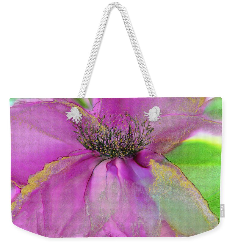 Art Weekender Tote Bag featuring the painting Shine On by Kimberly Deene Langlois