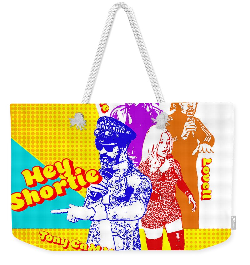  Weekender Tote Bag featuring the digital art Shortie CD Art by Jake Jiracek