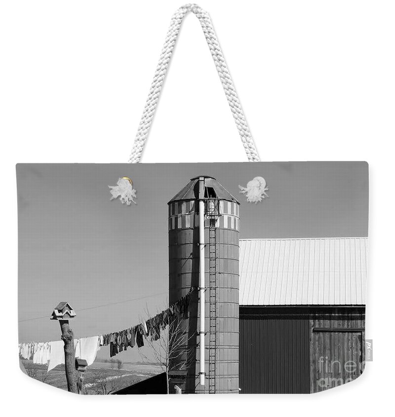  Weekender Tote Bag featuring the photograph Simple Life by Marilyn Smith