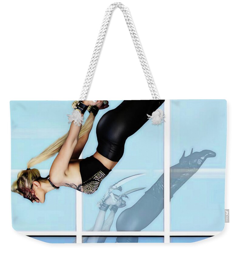 Skydriver Weekender Tote Bag featuring the photograph SkyDiver by Jon Volden