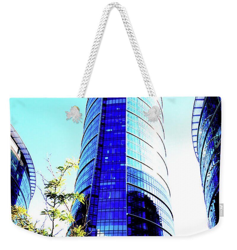 Skyscraper Weekender Tote Bag featuring the photograph Skyscraper In Warsaw, Poland 28 by John Siest