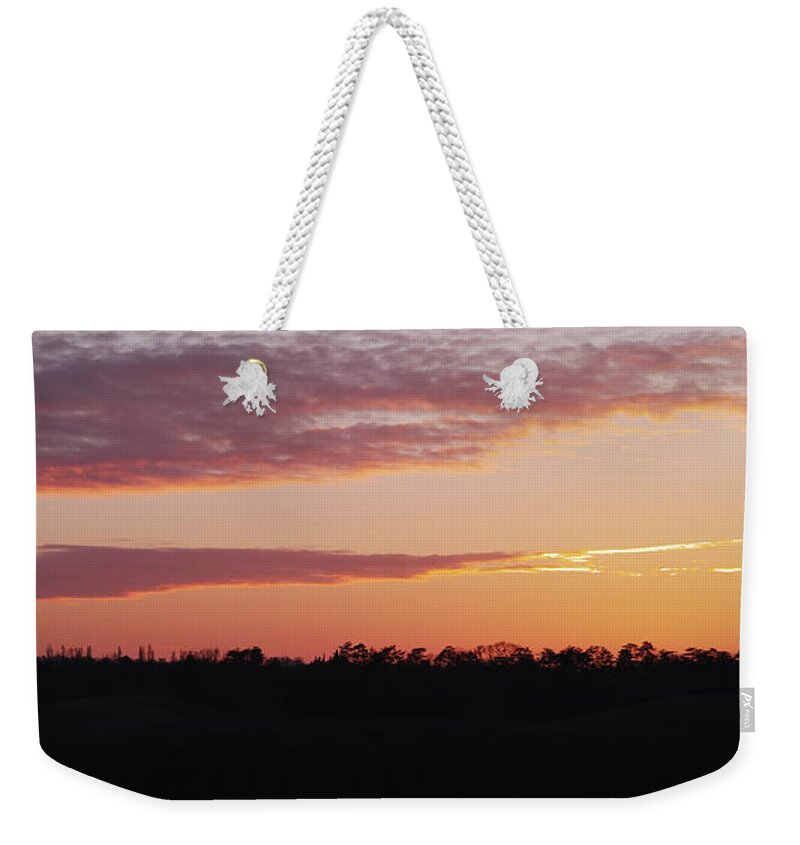 Landscape Weekender Tote Bag featuring the photograph Skyscraper by Karine GADRE