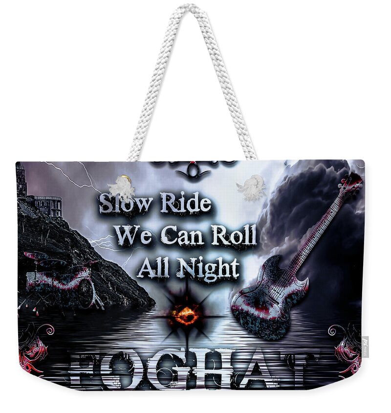 Slow Ride Weekender Tote Bag featuring the digital art Slow Ride by Michael Damiani