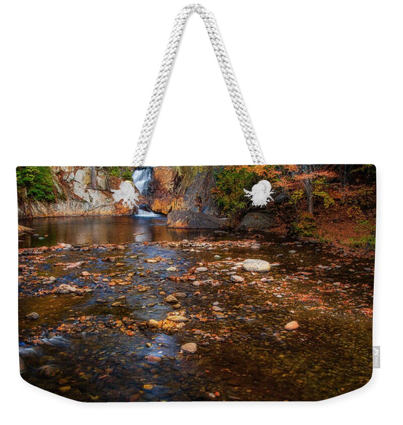 Smalls Falls Weekender Tote Bag featuring the photograph Smalls Falls by Mark Papke