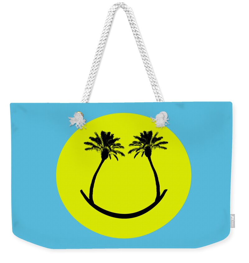 Smiley Weekender Tote Bag featuring the photograph Smiley Palms by Bill Cannon