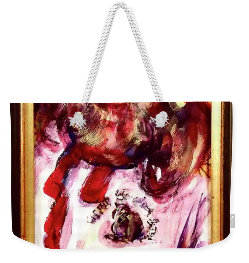 Painting Weekender Tote Bag featuring the painting Smokey Mountains by Les Leffingwell