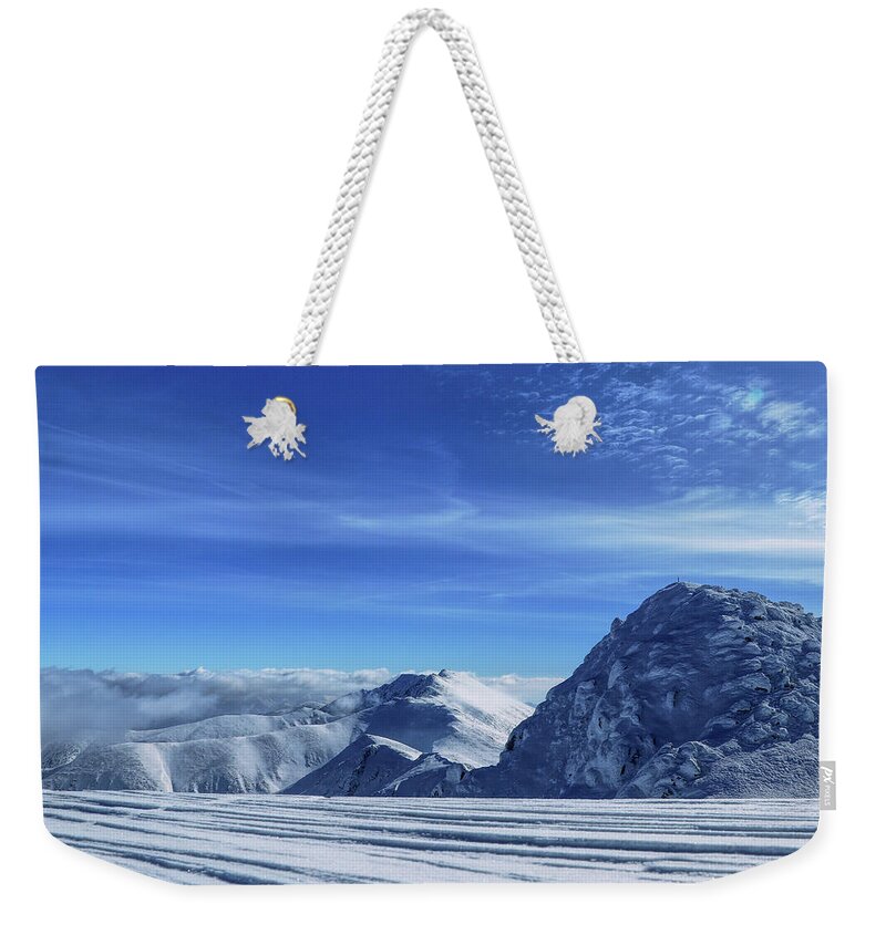 Monochrome Weekender Tote Bag featuring the photograph National park of Low Tatras by Vaclav Sonnek