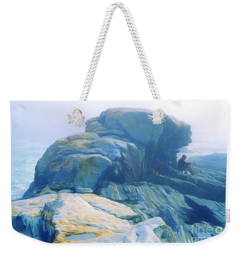 Maine Weekender Tote Bag featuring the photograph Solitude by George Robinson
