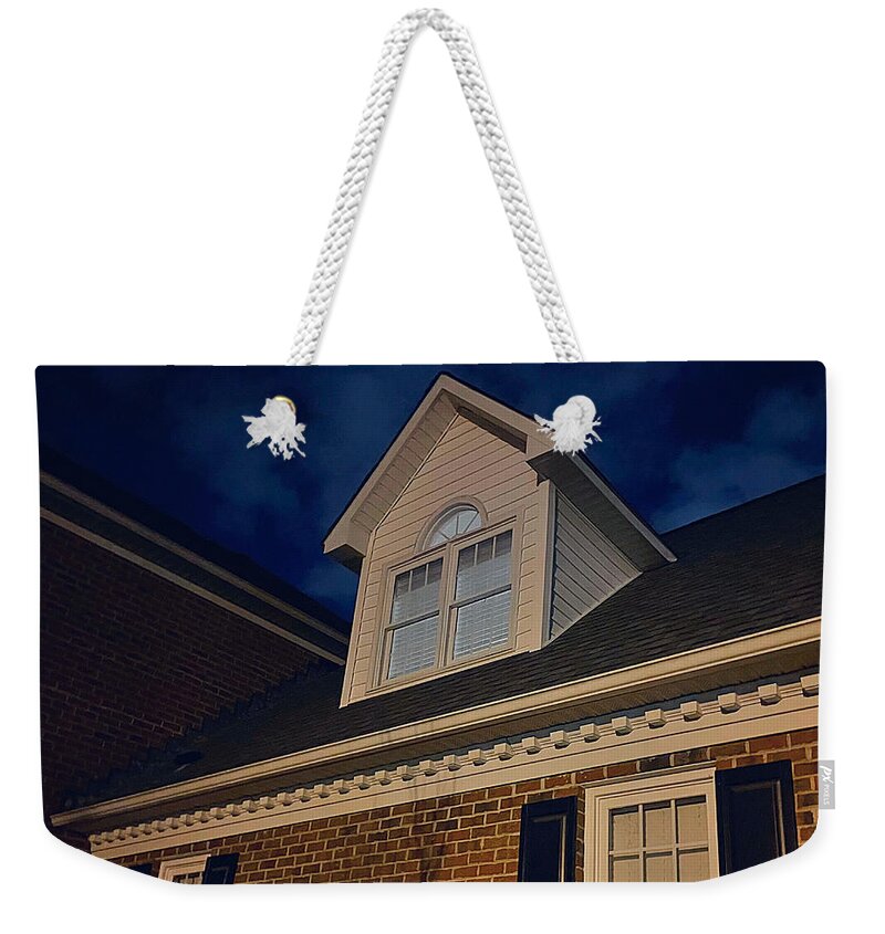 House Weekender Tote Bag featuring the photograph Something Strange in the Neighborhood by Lee Darnell