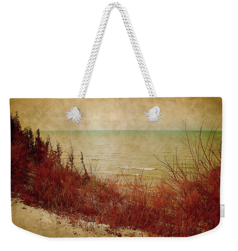 Michigan State Weekender Tote Bag featuring the photograph Somewhere in Michigan by Milena Ilieva