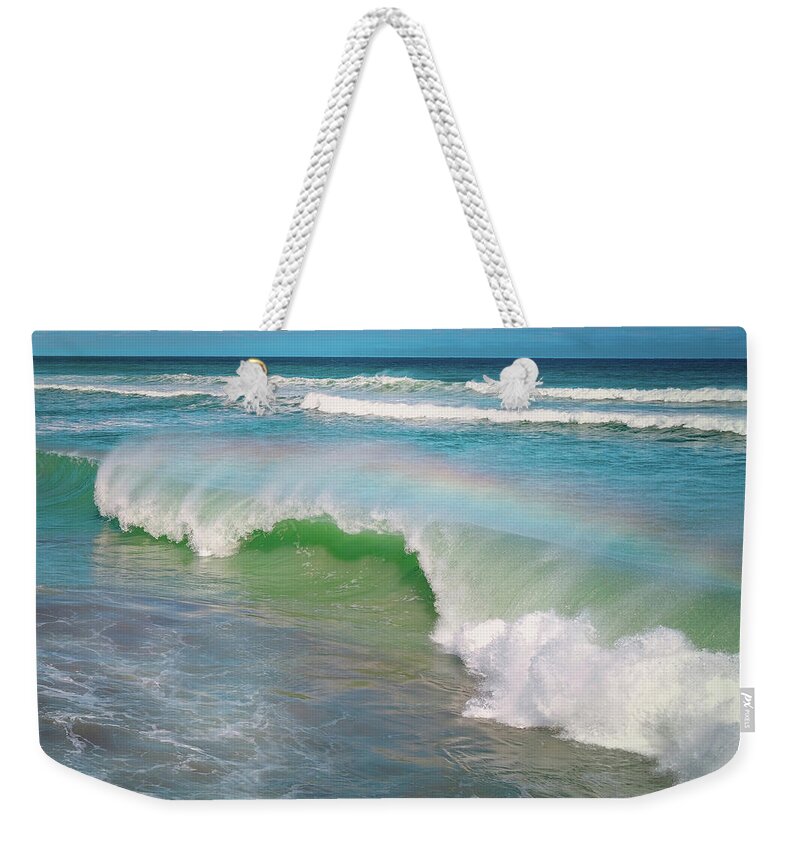 Rainbow Weekender Tote Bag featuring the photograph Somewhere Under the Rainbow by Jody Lane