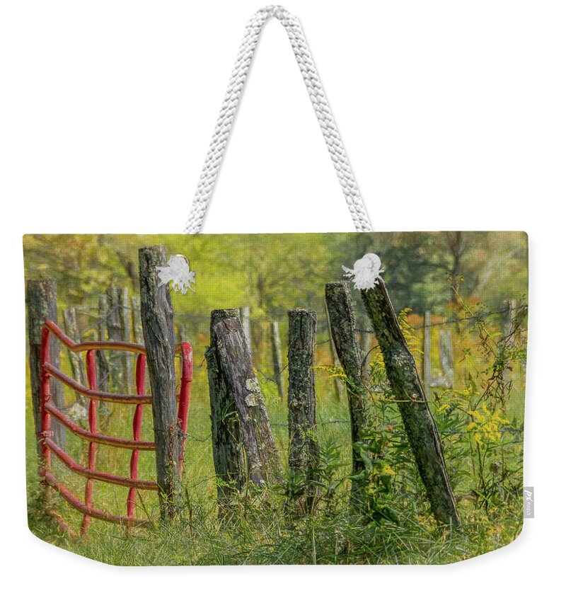 Cades Cove Weekender Tote Bag featuring the photograph Sparks Lane Appeal by Marcy Wielfaert