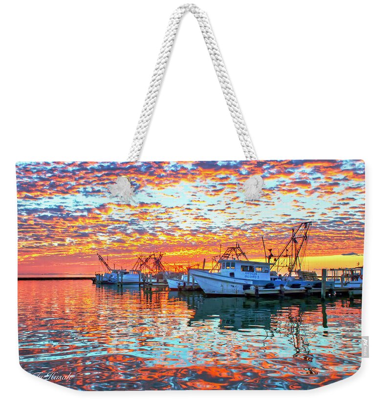 Sunrise Weekender Tote Bag featuring the photograph Speckled Sunrise by Ty Husak
