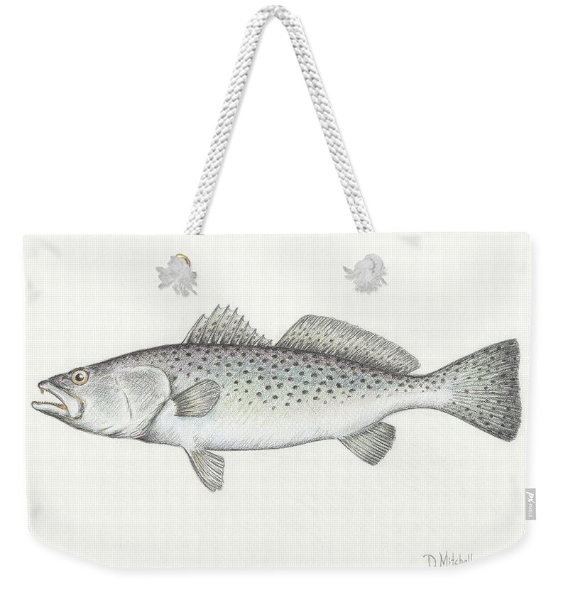 Speckled Trout Weekender Tote Bag by Darren Mitchell - Fine Art America