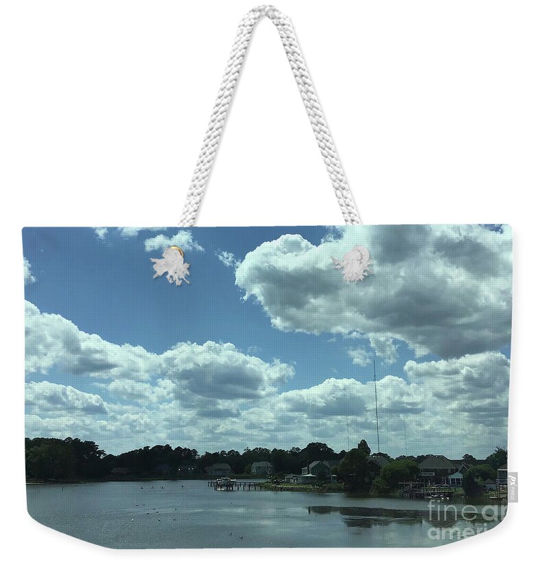 Clouds Weekender Tote Bag featuring the photograph Spectacular Cloud Show by Catherine Wilson