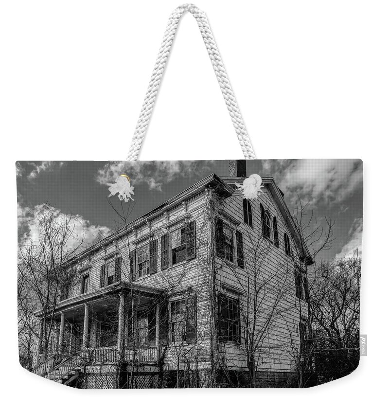 Haunted House Weekender Tote Bag featuring the photograph Spook House by David Letts
