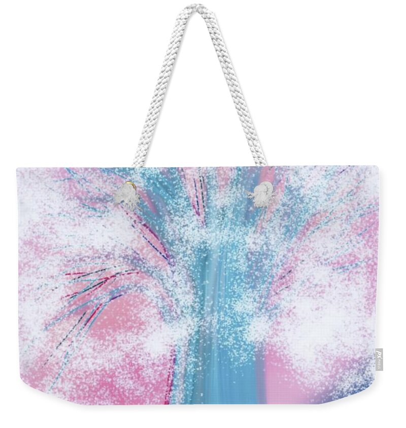 First Star Art Weekender Tote Bag featuring the digital art Spring Dreams Tree by jrr by First Star Art