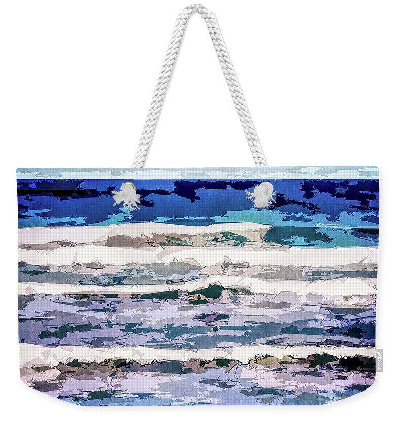 Seasonal Weekender Tote Bag featuring the digital art Spring Thaw by Phil Perkins