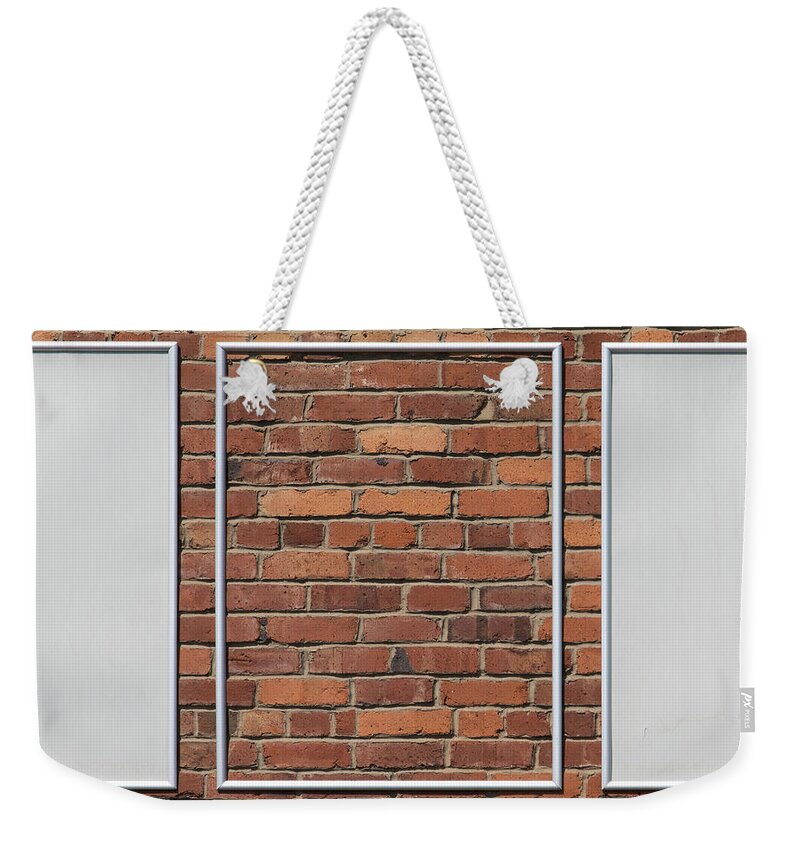Urban Weekender Tote Bag featuring the photograph Square - No News Today by Stuart Allen
