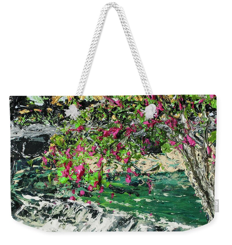 St. Mary's Bridge Weekender Tote Bag featuring the painting St. Mary's Bridge by Julene Franki