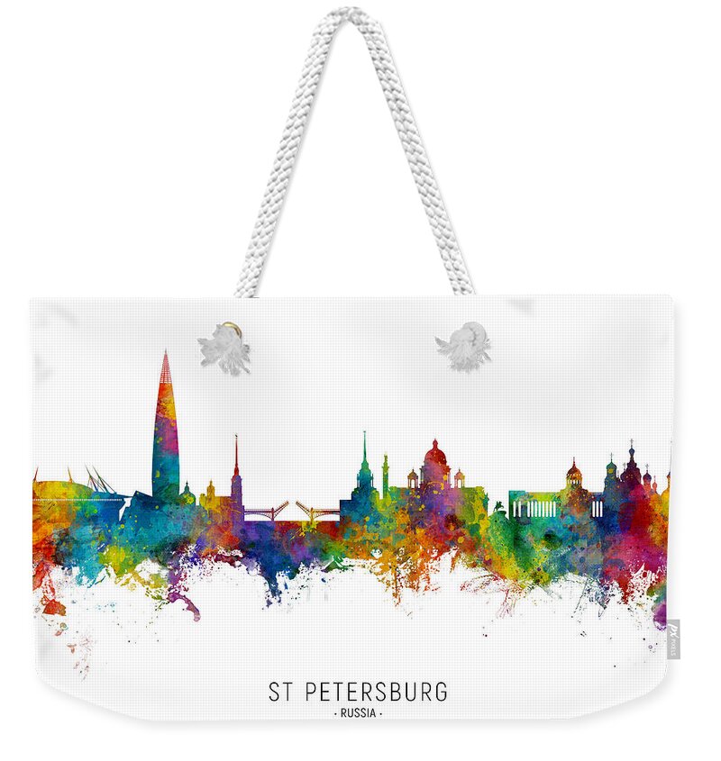 St Petersburg Russia Weekender Tote Bags