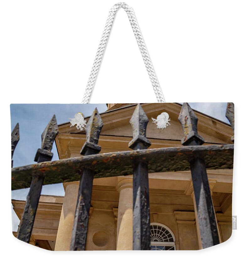 Church Weekender Tote Bag featuring the photograph St. Philips Church in Charleston, SC 8 by Cindy Robinson