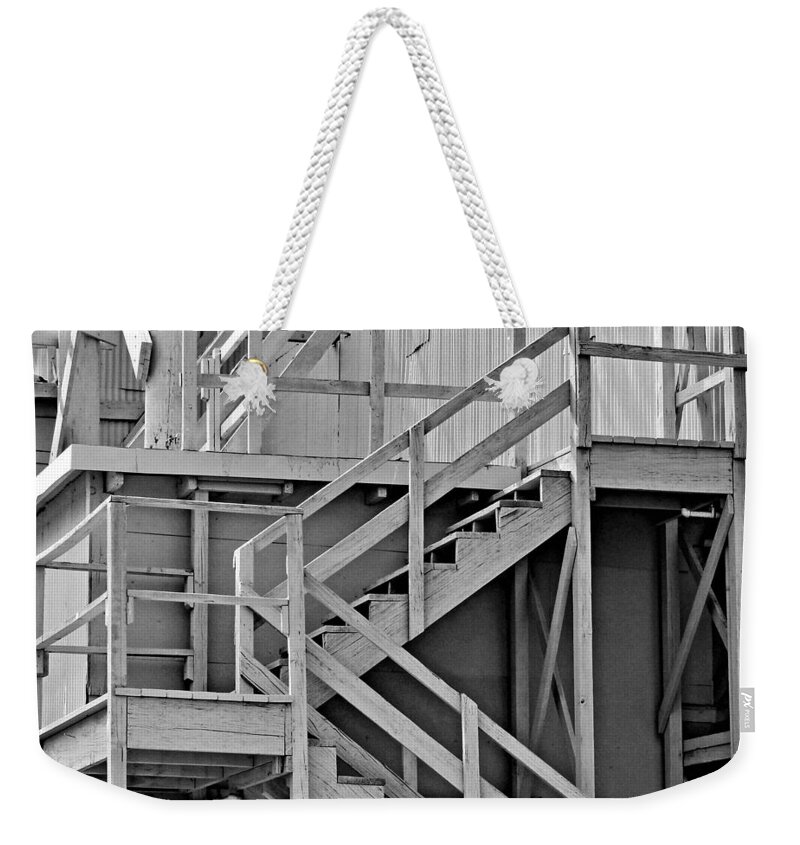 Puzzle Weekender Tote Bag featuring the photograph Stairway Puzzle by Andrew Lawrence
