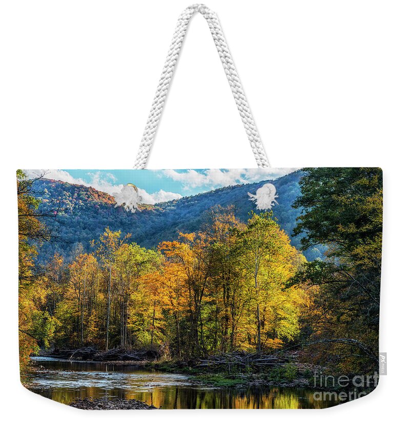 Williams River Weekender Tote Bag featuring the photograph Standing in the Light by Thomas R Fletcher