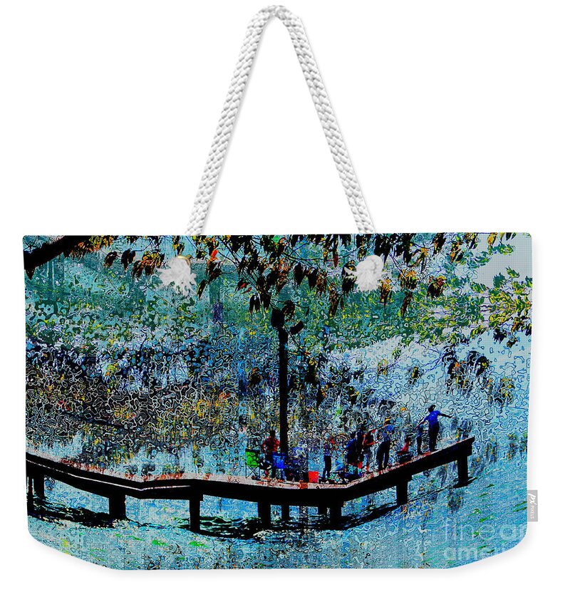 Summer Weekender Tote Bag featuring the photograph Standing on the Brink of Summer 2 by Sea Change Vibes