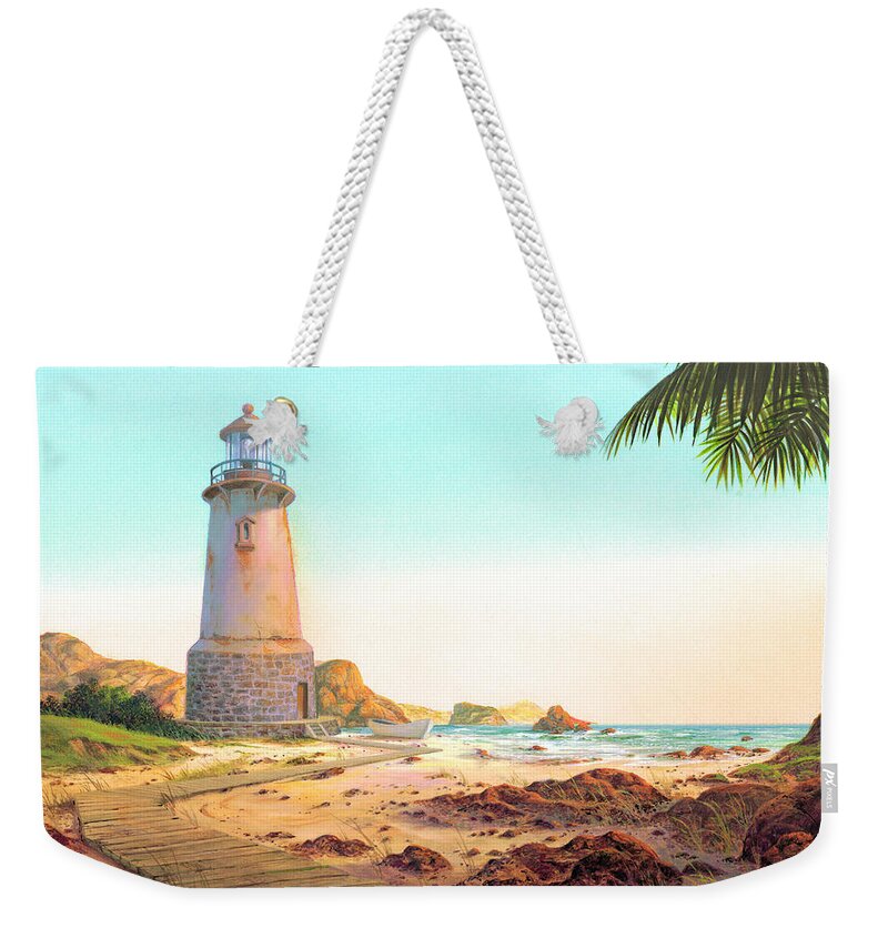 Michael Humphries Weekender Tote Bag featuring the painting Standing Strong Against the Wind by Michael Humphries