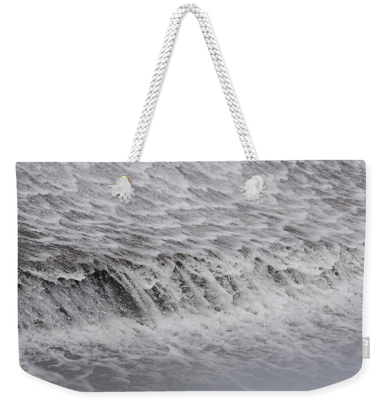 Jane Ford Weekender Tote Bag featuring the photograph Staunton Dam at North River by Jane Ford