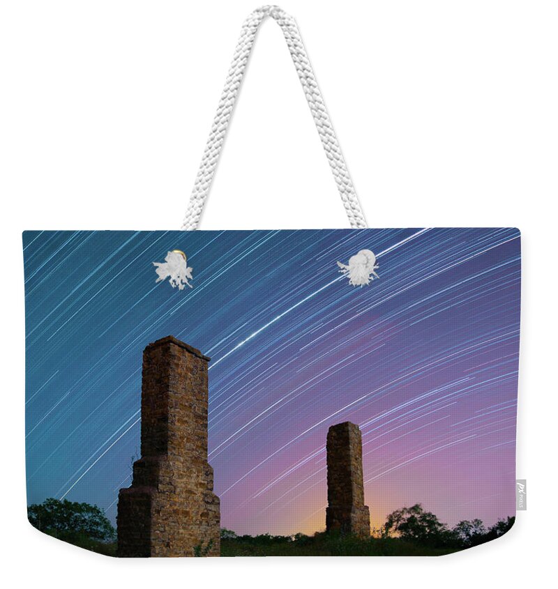 Night Photography Weekender Tote Bag featuring the photograph Fort Night by KC Hulsman