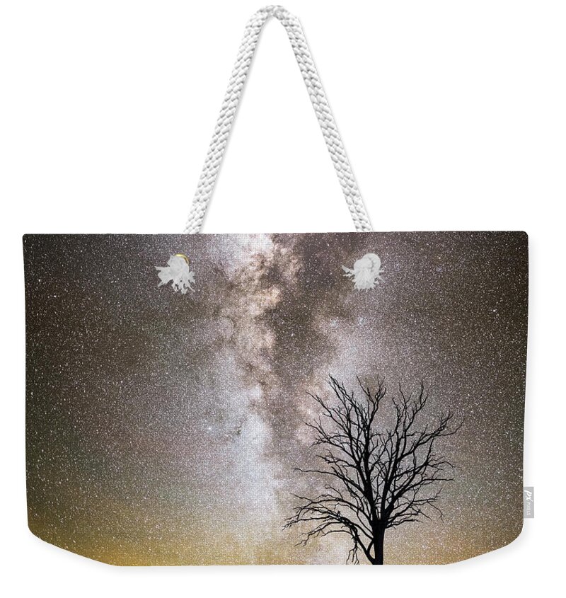 Milky Way Weekender Tote Bag featuring the photograph Stargrazing by Ari Rex