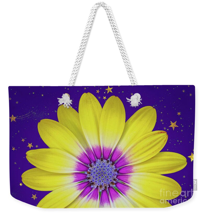Flower Weekender Tote Bag featuring the photograph Starry Flower by Mimi Ditchie