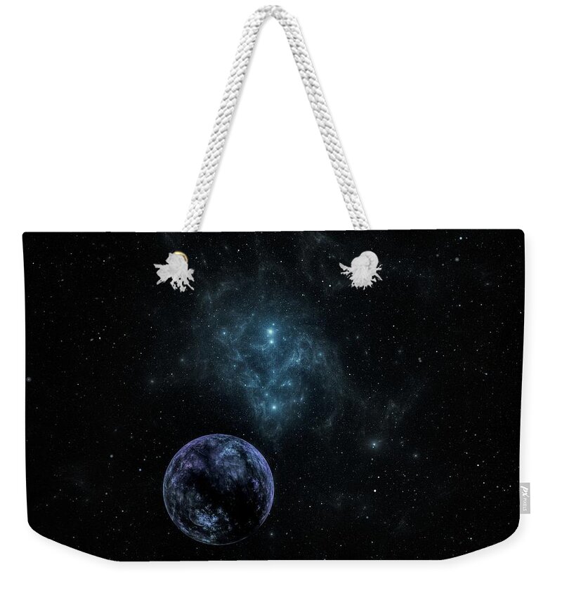 Home Weekender Tote Bag featuring the digital art State of Grace by Jeff Iverson