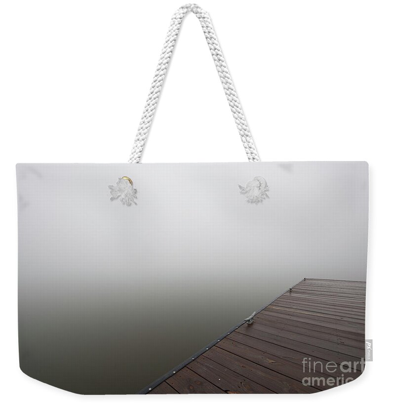Fog Weekender Tote Bag featuring the photograph Step into the Abyss - Sea Fog by Dale Powell