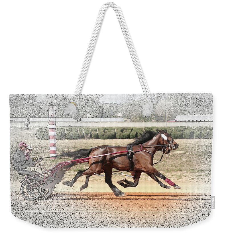 Horses Weekender Tote Bag featuring the photograph Stepping Out by M Kathleen Warren