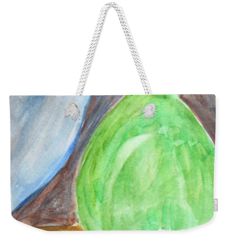 Still Life Weekender Tote Bag featuring the painting Still Life 879 by Loretta Nash