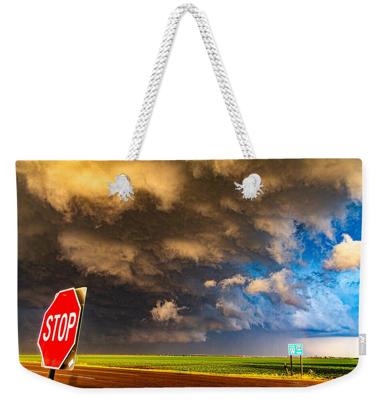 Nebraskasc Weekender Tote Bag featuring the photograph STOP and take in this Moment by NebraskaSC
