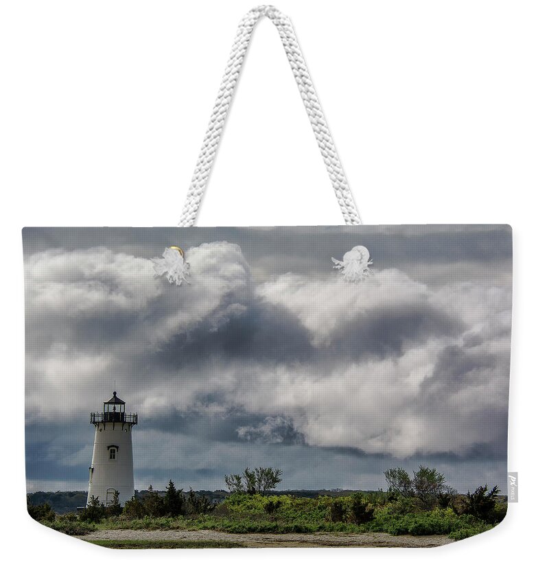 Edgartown Weekender Tote Bag featuring the photograph Storm Brewing by Erika Fawcett