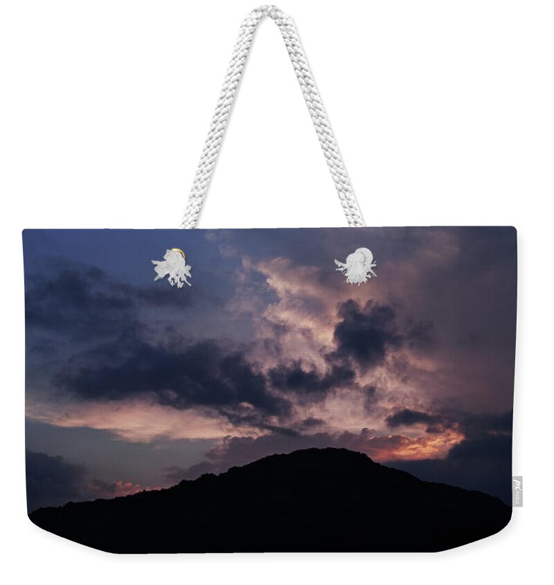 Storm Clouds Weekender Tote Bag featuring the photograph Storm warning by Karine GADRE