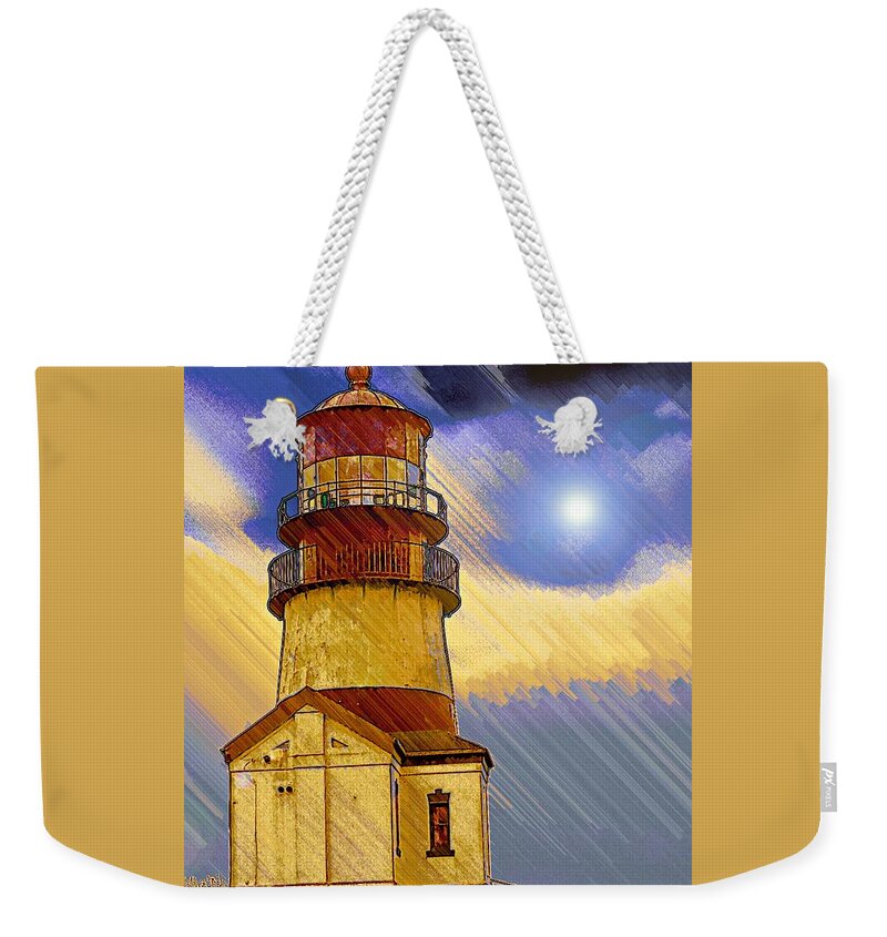 Coast Weekender Tote Bag featuring the photograph Storm Warning by Steve Warnstaff