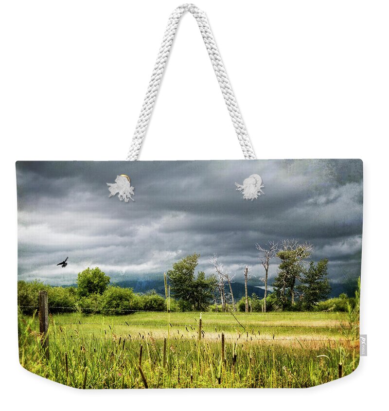 Clouds Weekender Tote Bag featuring the photograph Storms Coming by Carmen Kern