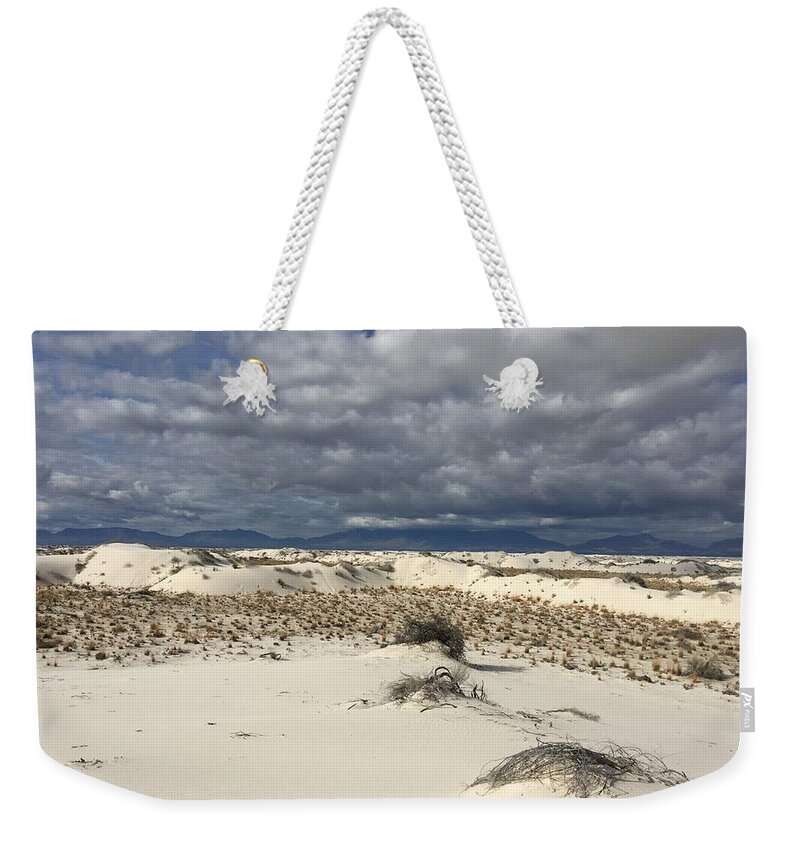 Landscape Weekender Tote Bag featuring the photograph Stormy Landscape by Bettina X