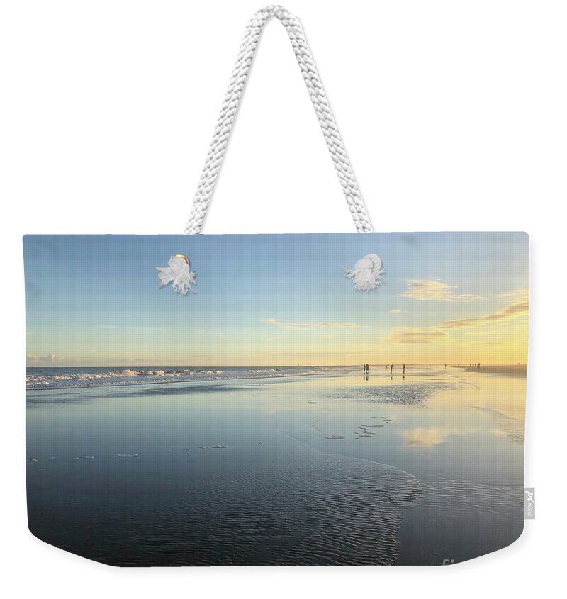 Sullivan's Island Weekender Tote Bag featuring the photograph Sullivan's Island Evening by Flavia Westerwelle