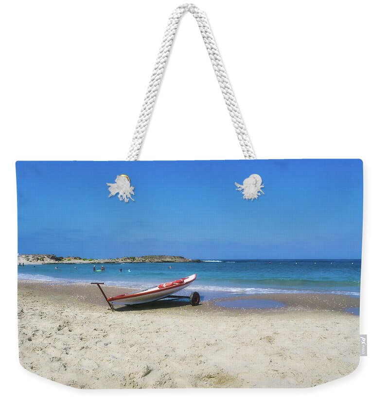 Seashore Weekender Tote Bag featuring the photograph Summer Colors by Meir Ezrachi