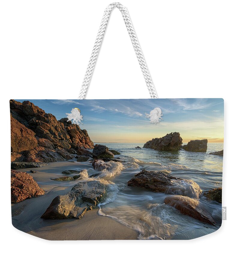 Marginal Way Weekender Tote Bag featuring the photograph Summer Day at Marginal Way by Kristen Wilkinson
