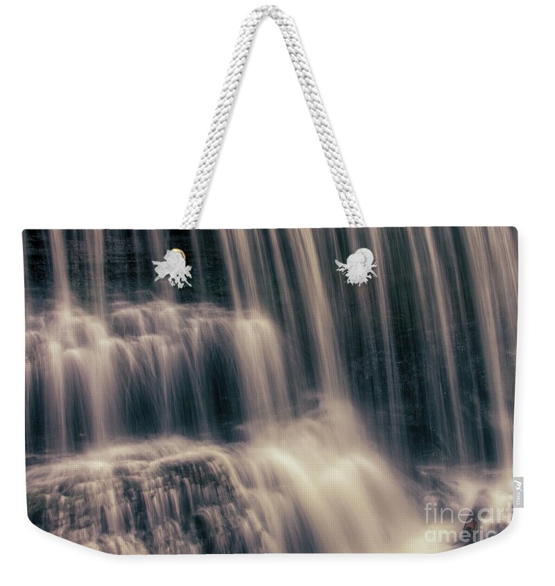 Falls Weekender Tote Bag featuring the photograph Summer Evening Falls by Phil Perkins