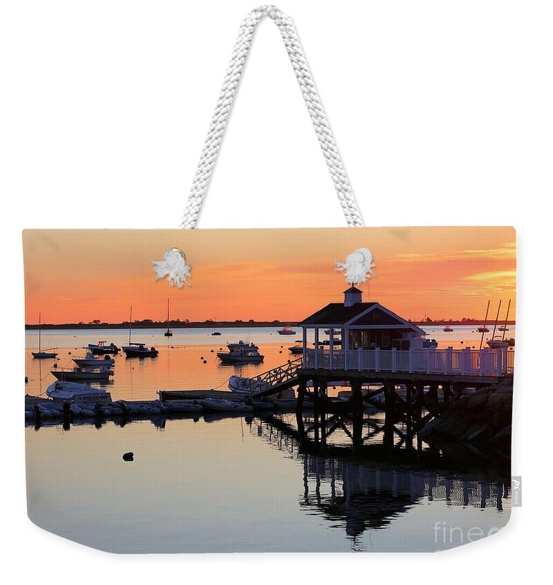 Summer Weekender Tote Bag featuring the photograph Summer sunrise by Janice Drew